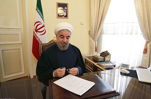 روحانی قهرمانی تیم ملی کشتی آزاد ایران در جام جهانی ۲۰۱۶ آمریکا را تبریک گفت