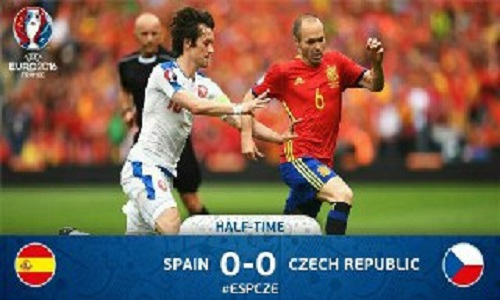 جمهوری چک0 - 0 اسپانیا