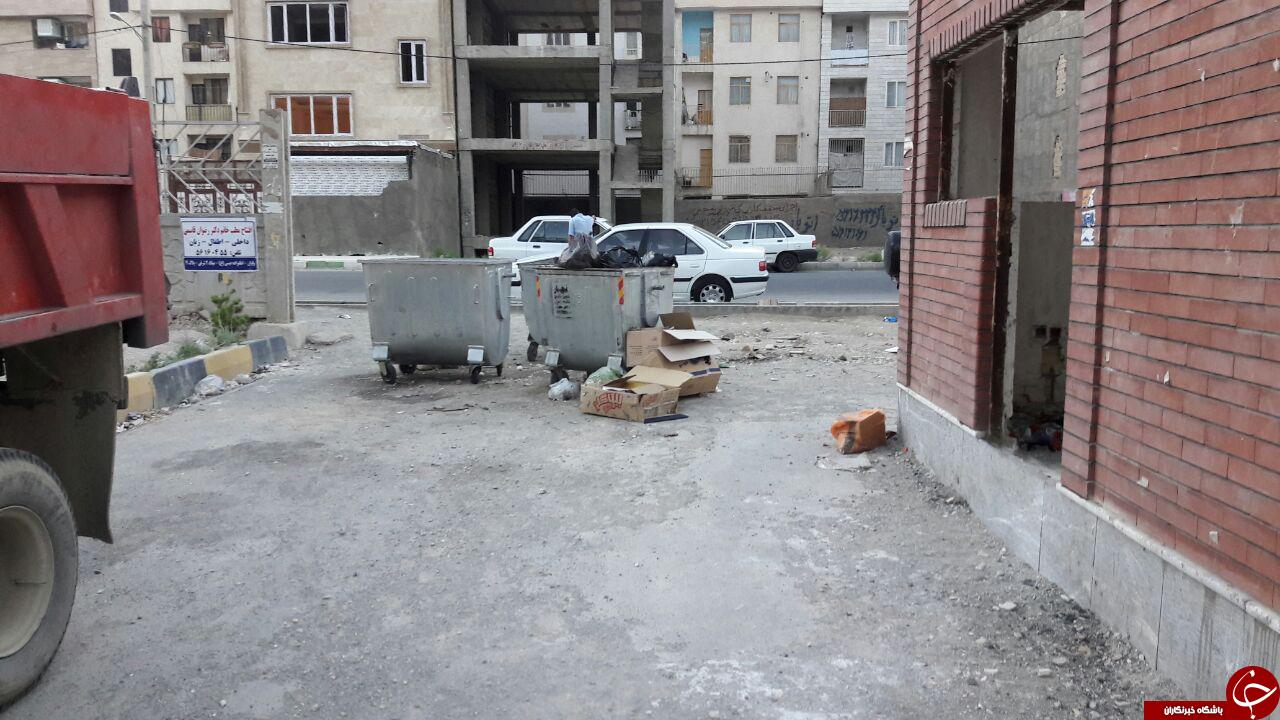 تصاویری از ورودی نامناسب مسکن مهر شهرک واوان
