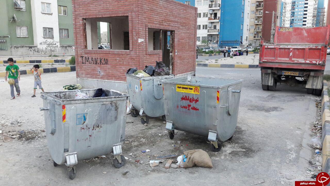 تصاویری از ورودی نامناسب مسکن مهر شهرک واوان