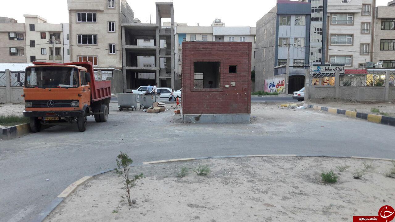 تصاویری از ورودی نامناسب مسکن مهر شهرک واوان