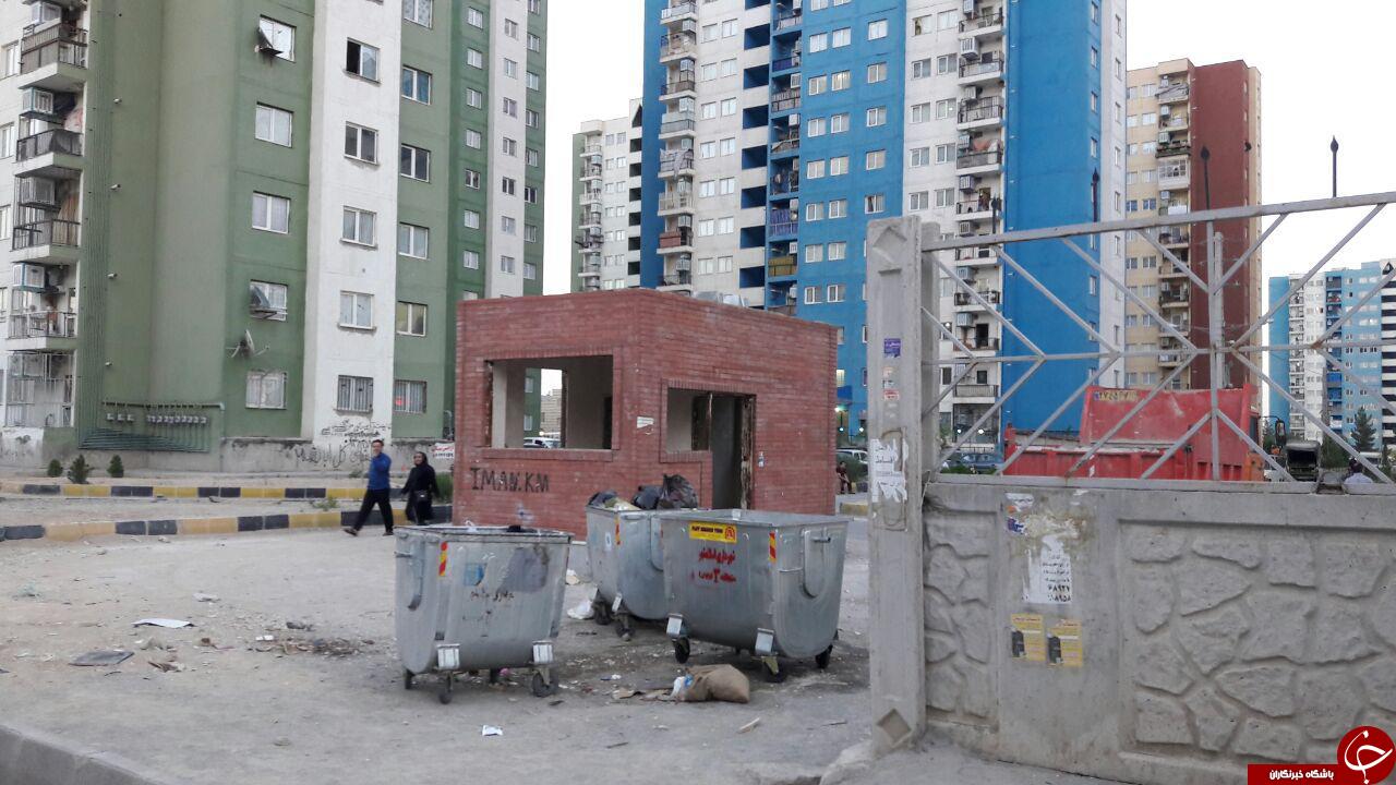 تصاویری از ورودی نامناسب مسکن مهر شهرک واوان