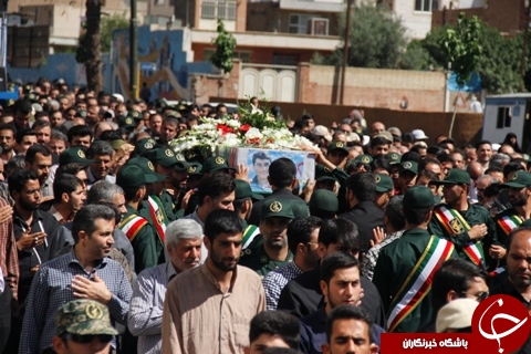 پیکر شهید &laquo;دانشگر&raquo; تشییع شد+ تصاویر