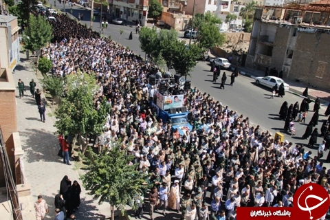 پیکر شهید &laquo;دانشگر&raquo; تشییع شد+ تصاویر