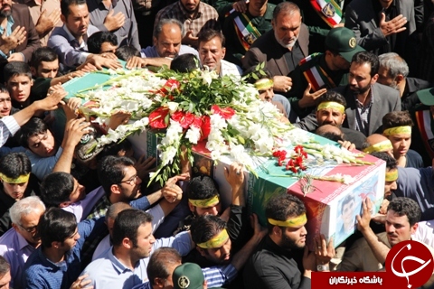 پیکر شهید &laquo;دانشگر&raquo; تشییع شد+ تصاویر