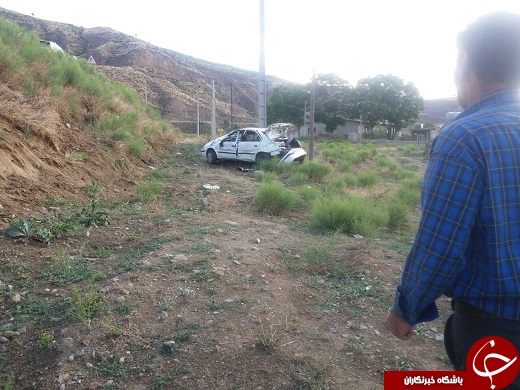 عمل نکردن کیسه هوا جان راننده را گرفت + تصاویر