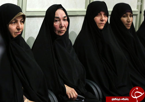 عکس/ خانم بازیگر در دیدار امروز رهبری