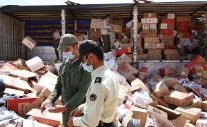 قاچاق274000نخ سیگارخارجی درشهرستان میاندوآب