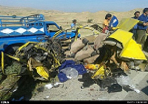 برخورد دو خودرو 5 کشته و مجروح برجا گذاشت