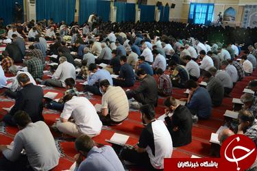 جمع خوانی قرآن کریم در مصلای ارومیه+عکس