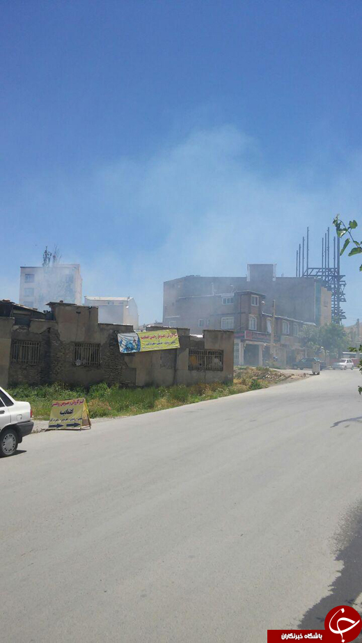 دودی که آتش نشانان را به اعتمادیه کشاند + تصاویر