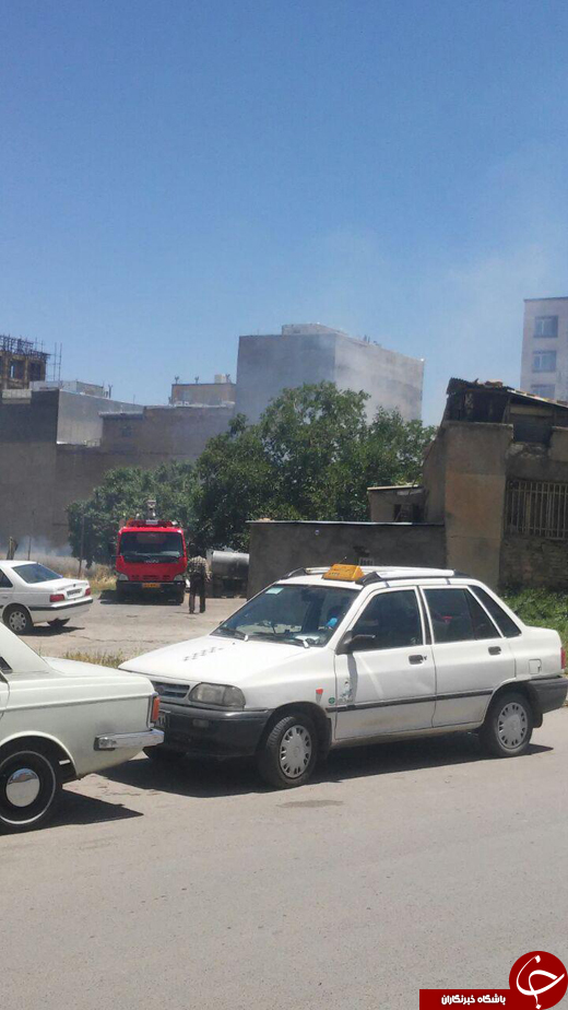دودی که آتش نشانان را به اعتمادیه کشاند + تصاویر