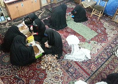 ارسال کمک بانوان همدانی برای مدافعان حرم