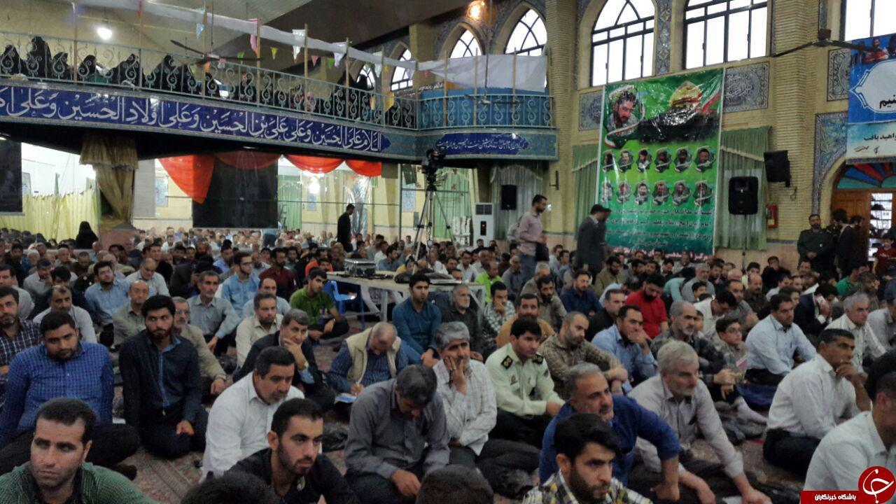 برگزاری مراسم چهلمین روز شهادت مدافع حرم+ تصاویر
