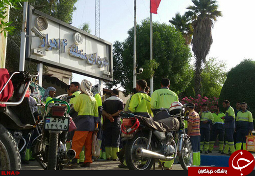اعتراض کارگران شهرداری منطقه 4 اهواز / بازداشتی&zwnj;ها آزاد نشدند