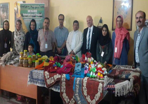 برپایی نمایشگاه صنایع دستی چهارمحال و بختیاری در دفتر سازمان ملل