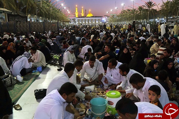 افطاری در بهشت خوردن دارد + عکس