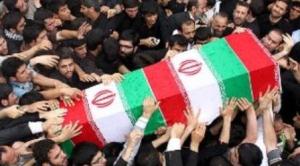 تشییع پیکر پاک یک شهید سپاه در شاهین دژ