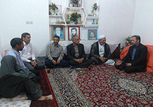 دیداربا خانواده های شهید جهادگر در گناباد