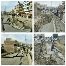 خاکبرداری غیر اصولی و رانش زمین در سردشت