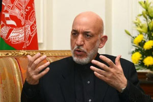کرزی: پاکستان نمی‌خواهد هند و افغانستان روابط داشته باشد