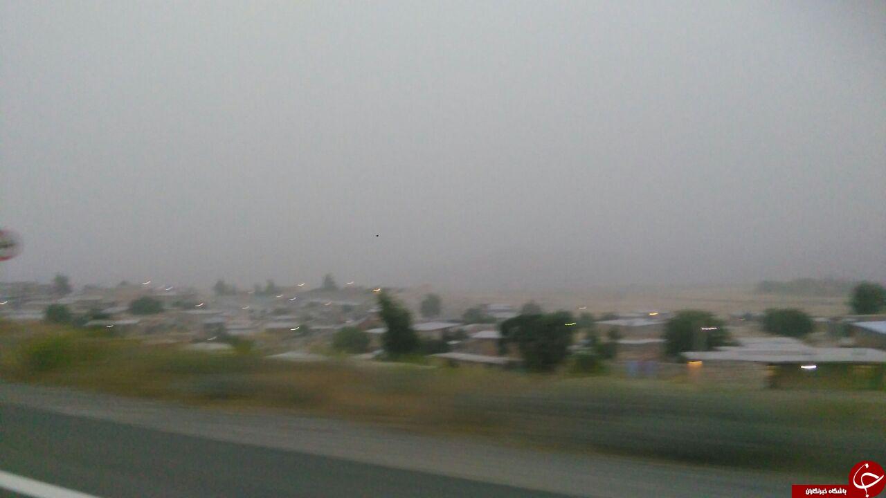 شدت آلودگی هوا در کرمانشاه + تصاویر
