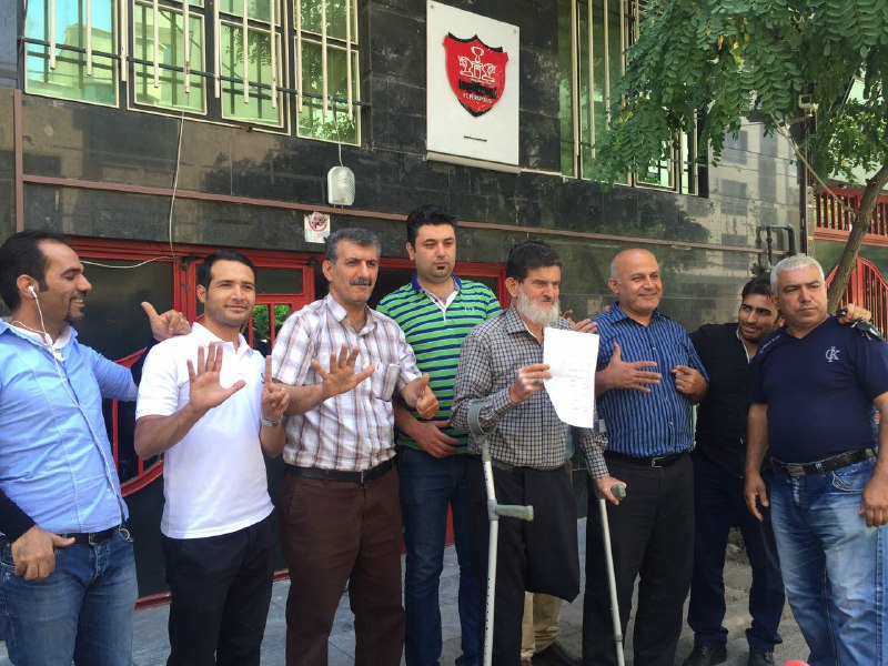تشکر هواداران پرسپولیس از طاهری