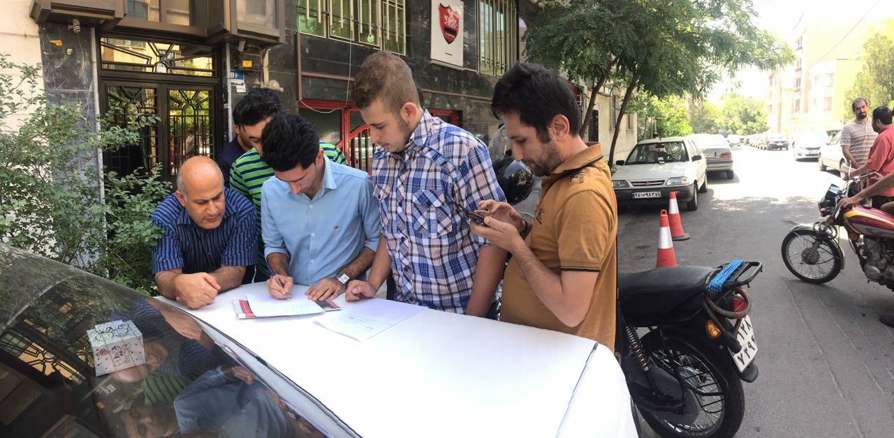 تشکر هواداران پرسپولیس از طاهری