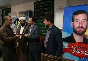 تجلیل خانواده شهید ورزشکار مدافع حرم مهدی طهماسبی