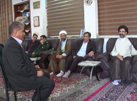 دیدار مسولین ساوه با خانواده معظم شهدا