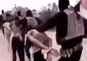لحظه‌ی دستگیری تروریست های تکفیری داعش در فلوجه + فیلم