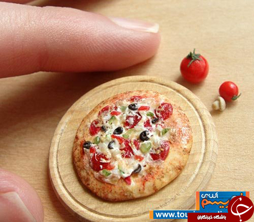 عکس/ خلق آثار مینیاتوری با غذا!