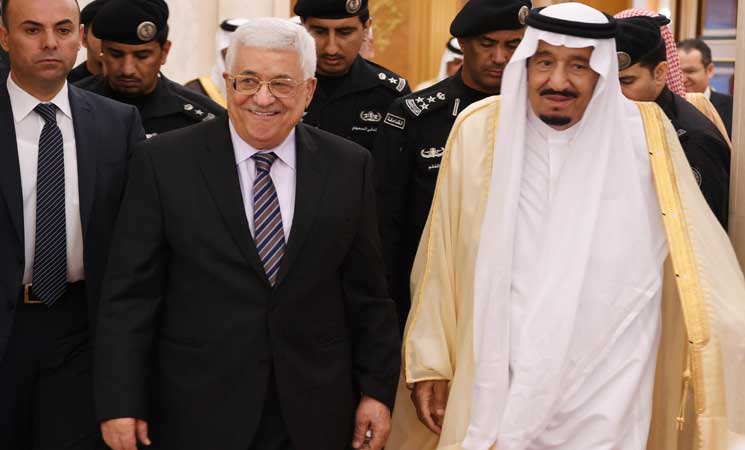 دیدار ملک سلمان با محمود عباس در جده