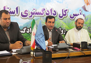 شیب افزایش پرونده‌ها در دستگاه قضایی استان