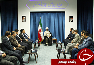 دیدار مدیرعامل شرکت شهرک‌های صنعتی با نماینده ولی فقیه
