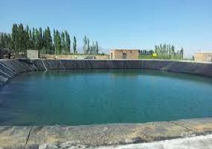 ساخت ۱۲ باب استخر ذخیره آب کشاورزی در شهرستان بافق