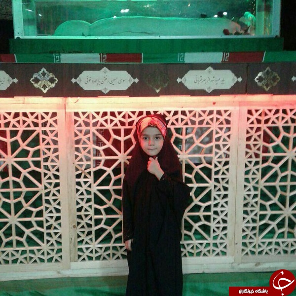 خواب دختر شهید مدافع حرم به واقعیت تبدیل شد + عکس