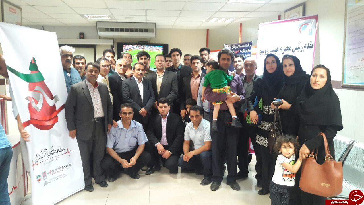 ووشوکاران مازندرانی و اهدای خون + تصاویر