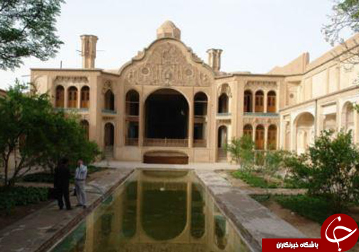 کاشان عروس معماری ایران آراسته بر تخت خانه&lrm;های تاریخی