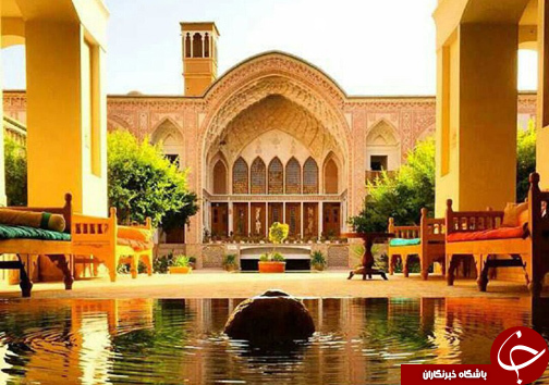 کاشان عروس معماری ایران آراسته بر تخت خانه&lrm;های تاریخی