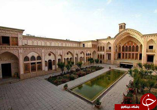کاشان عروس معماری ایران آراسته بر تخت خانه&lrm;های تاریخی