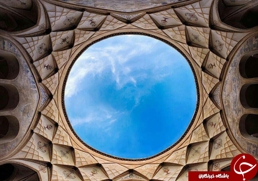 کاشان عروس معماری ایران آراسته بر تخت خانه&lrm;های تاریخی