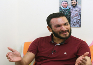 گفت‌وگویی دلنشین با جانباز مدافع حرم حبیب عبداللهی