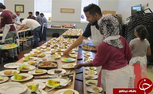 تهیه غذا برای بی&zwnj;خانمان&zwnj;های آمریکایی توسط مسلمانان در ماه رمضان + تصاویر
