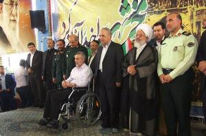 تجلیل از فرمانده قرارگاه سید الشهدا در زنجان