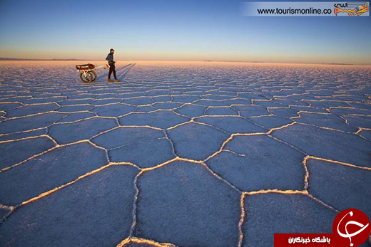 عکس/ بزرگترین سطح نمکی دنیا در بولیوی