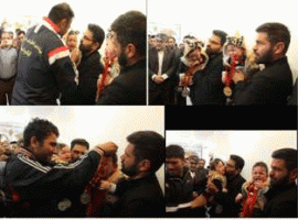قهرمانان او اسپرت اردبیل مدال های خود را به خانواده شهید ورزشکار و مدافع حرم اهدا کردند