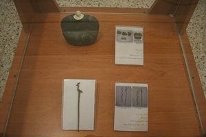 نمایش پیکرک سنگی 5 هزار ساله در موزه باستان شناسی بیرجند