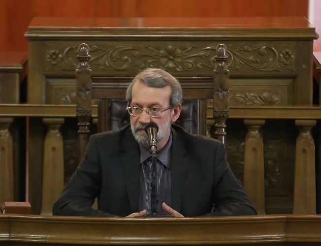 نشست خبری علی لاریجانی آغاز شد