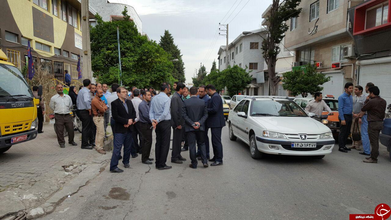 تجمع کارگران اخراجی شرکت حفاری نفت شمال+ تصاویر